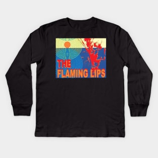 flaming lips Kids Long Sleeve T-Shirt